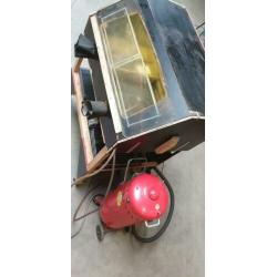 Verrijdbare Straalkast + mobiele straalketel
