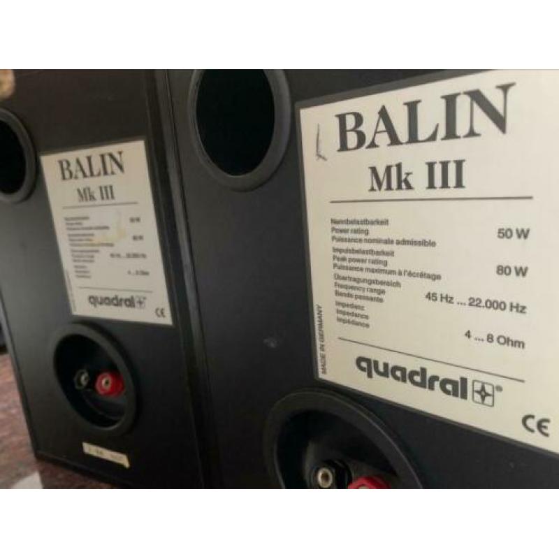 Quadral Balin Mk lll Luidsprekers