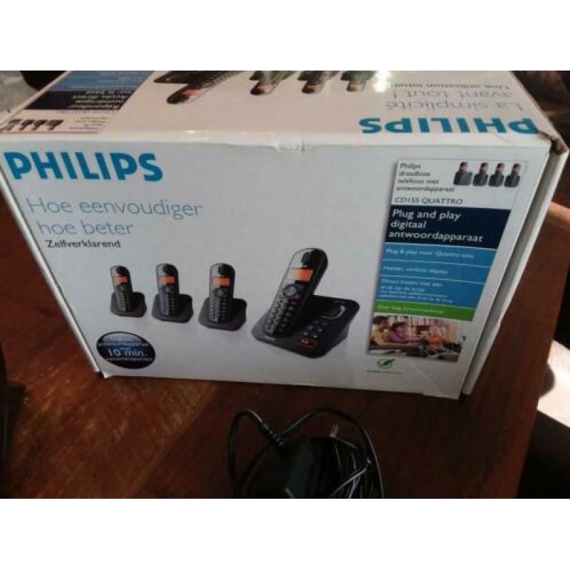 Telefoonset Philips CD155 Quattro