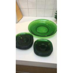 Vereco france servies groen glas
