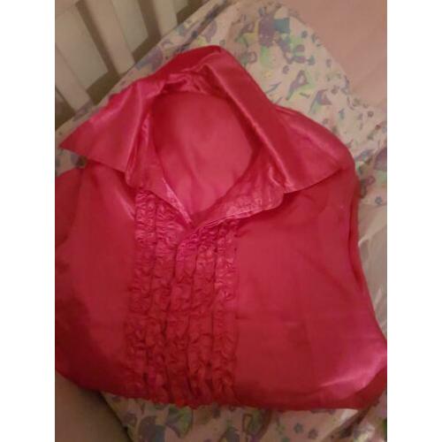 slipjas, broek, blouse maat xl