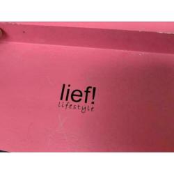 Lief lifestyle letterbak / wandrek roze