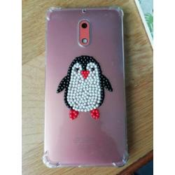 Diamond painting 6 of 8 STICKERS set oa dieren/ voertuigen