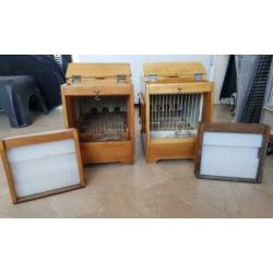 Vinkenkooi, Glaskooi, Brocante vogelkooi,