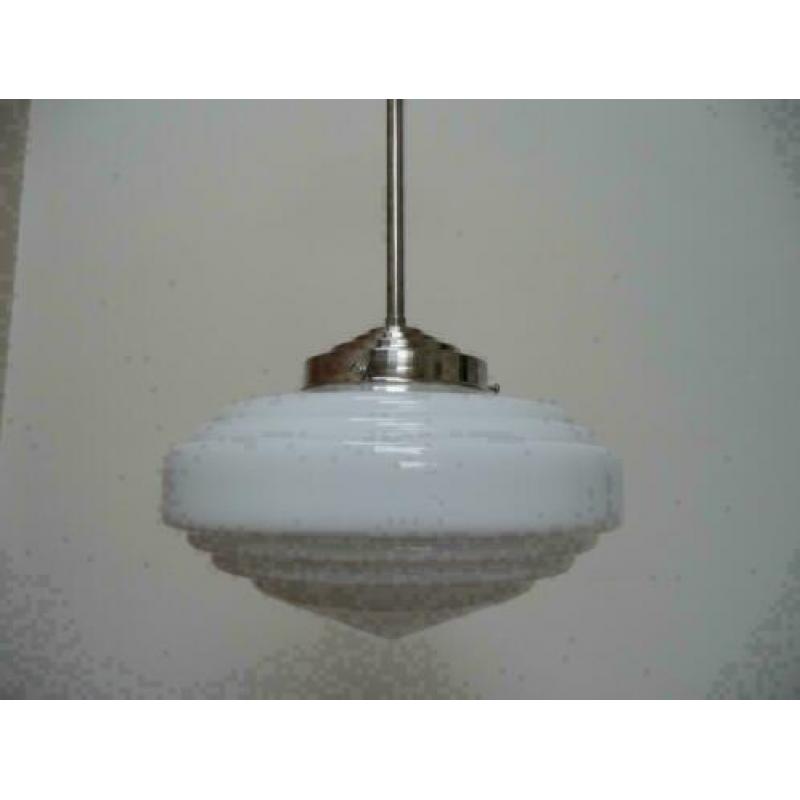 Art deco design verlichting hanglamp. Deco trappunt 31 cm