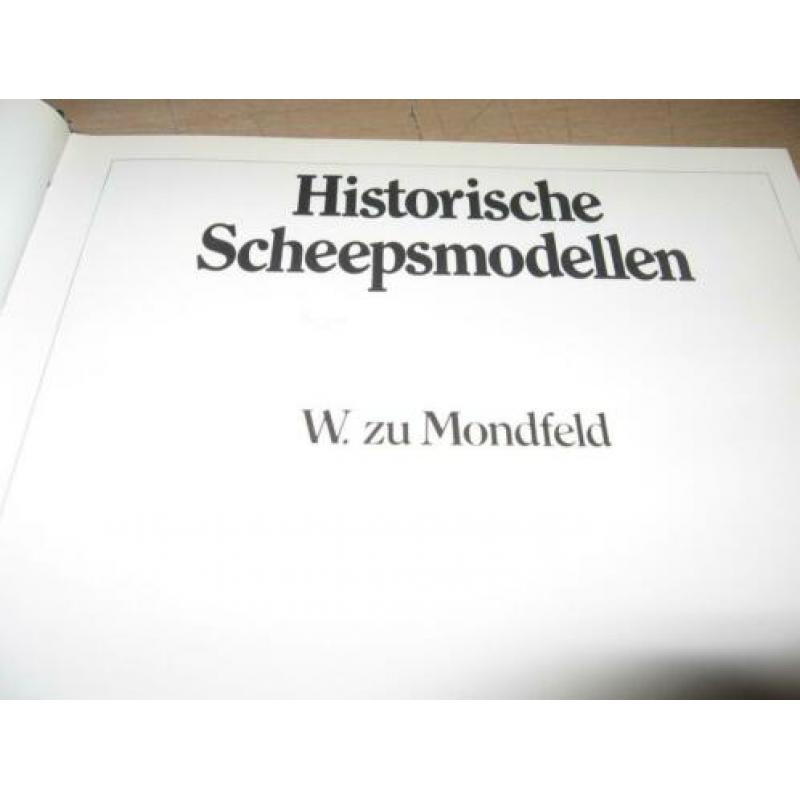 W.zu Mondfeld Historische scheepsmodellen