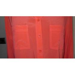 TUZZI zijden blouson/blouse/tuniek 36 38 S M