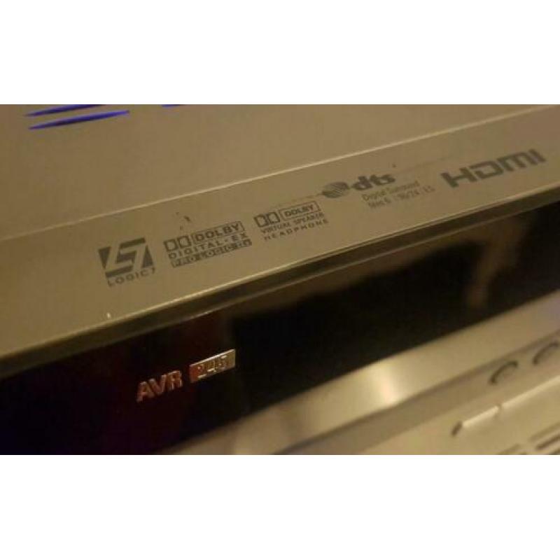 Harman Kardon AVR245 Versterker 7.1 HDMI incl. AB Zilver