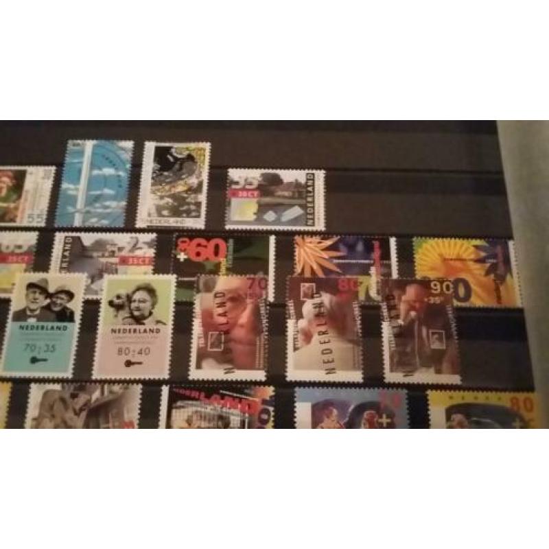 Nederland serie zomerpostzegels postfris jaren 1990-2000