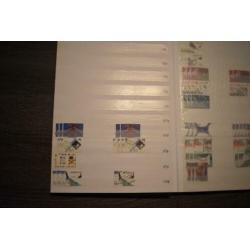 2) stockboek postzegels nederland postfris en gestempeld