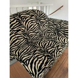 Zgan sofa/bank van zebraprint