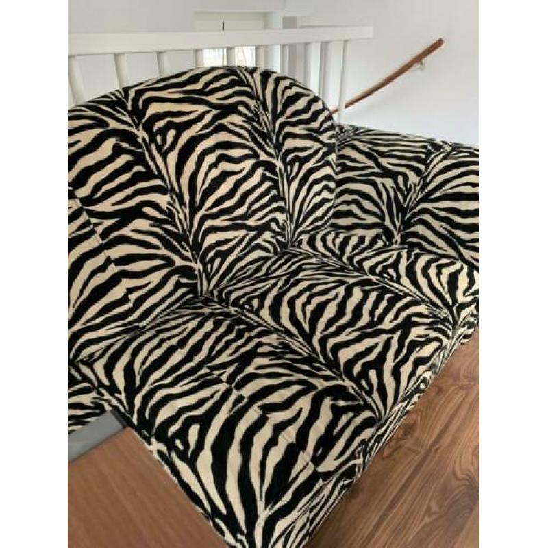 Zgan sofa/bank van zebraprint