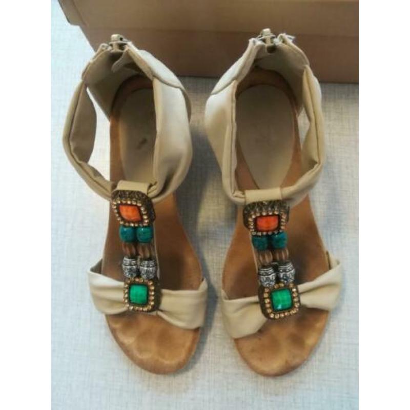 beige espadrilles, flyfor, mt 36