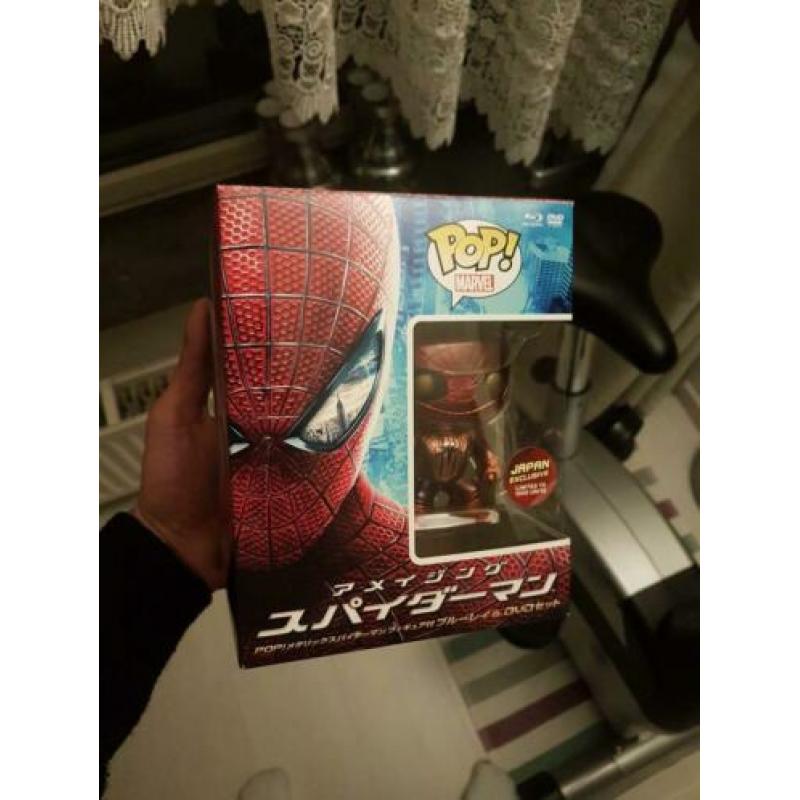 Spider-man metallic funko pop