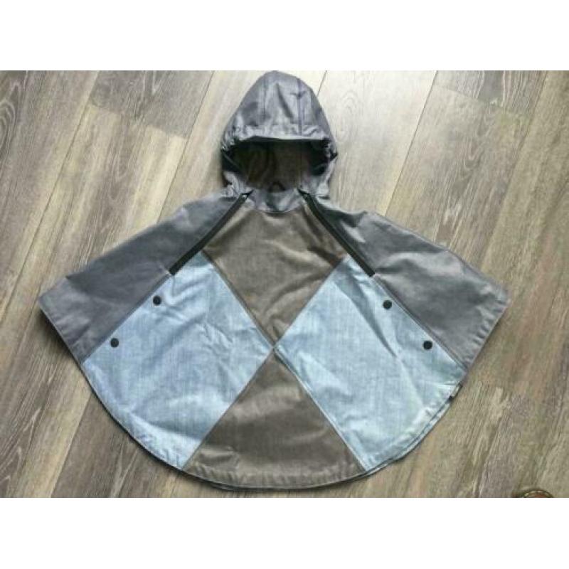 GoSoaky regen poncho denim