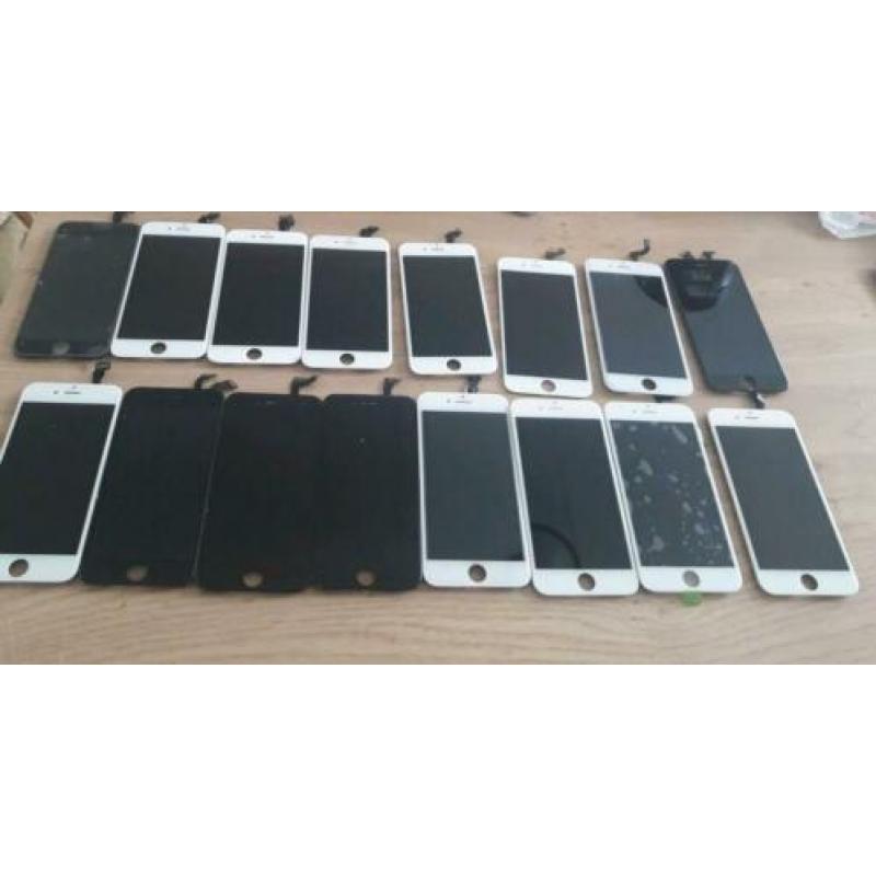 Iphone 5(s) ,6(s), 7, 8+ (lcd en achterkant) LCDS