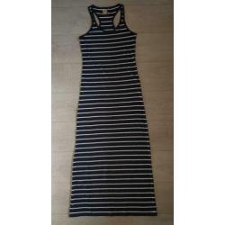 ZGAN ONLY Blauwe zomerjurk lang, mt S