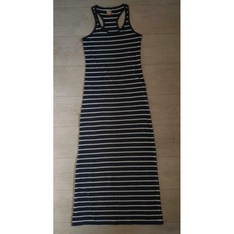 ZGAN ONLY Blauwe zomerjurk lang, mt S