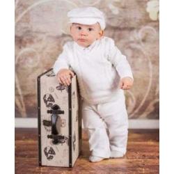 98 bruidsjonker romper doop baby kraamcadeau tussenblauw