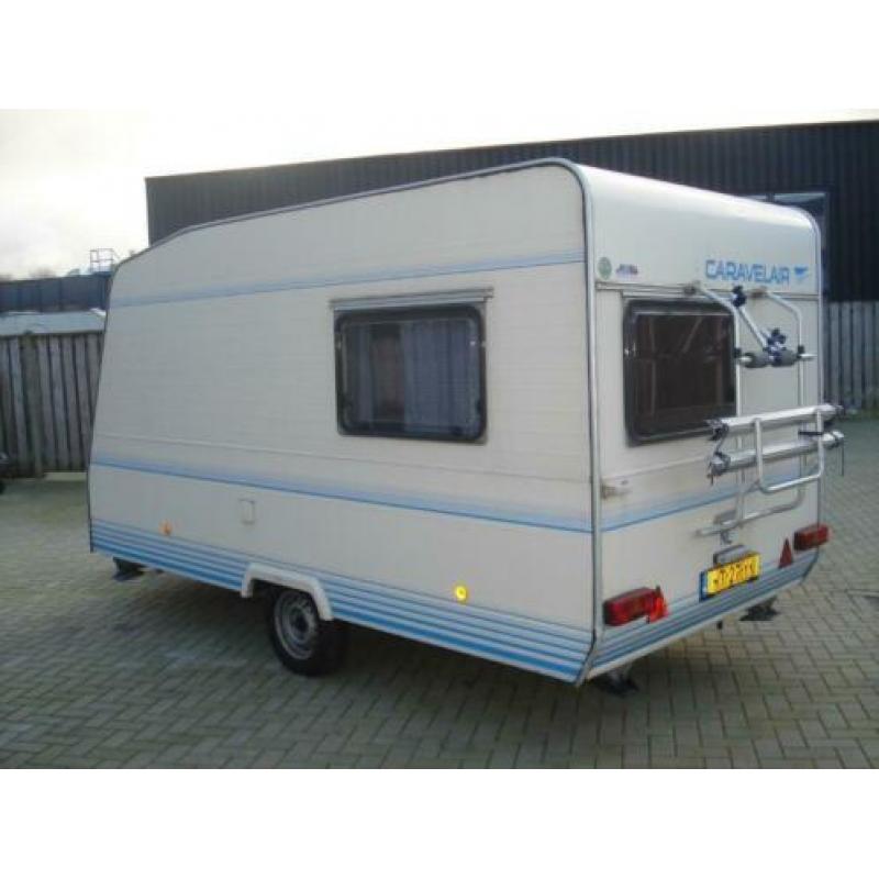 Caravelair Silver 395T + Luifel + zijwanden + Fietsendrager