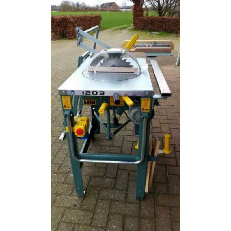 Gjerde 1203 Zaagmachine Bouwzaag Tafelzaag 230v NIEUW !!!