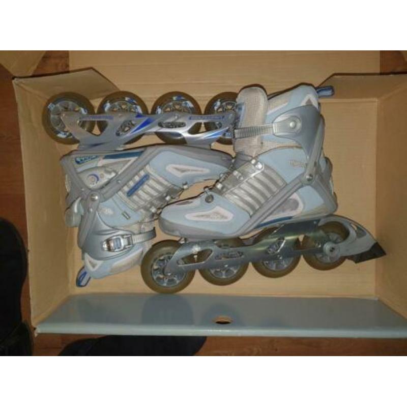 Rollerblade aero 900w in prima staat, mt 41, lichtblauw