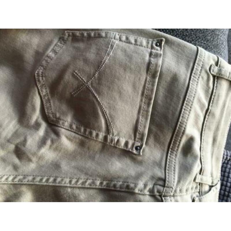 Para mi jeans, olijf groen, maat 36 lengte 28
