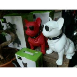 Franse Bulldog Bluetooth speaker groot model en klein model