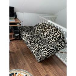 Zgan sofa/bank van zebraprint