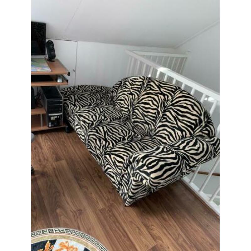 Zgan sofa/bank van zebraprint