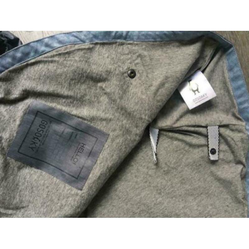 GoSoaky regen poncho denim
