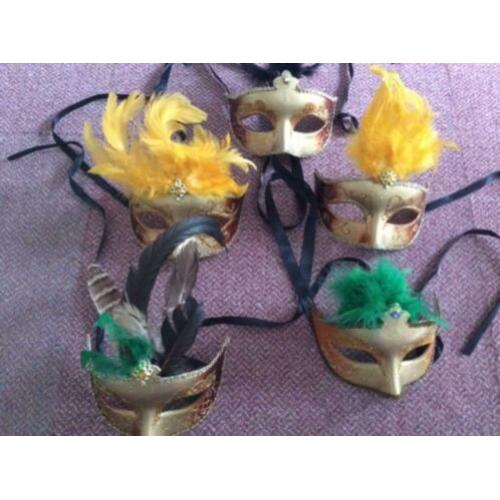M01 - Carnaval Venitiaanse- en poezenmaskers - ZR14