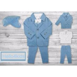 98 bruidsjonker romper doop baby kraamcadeau tussenblauw