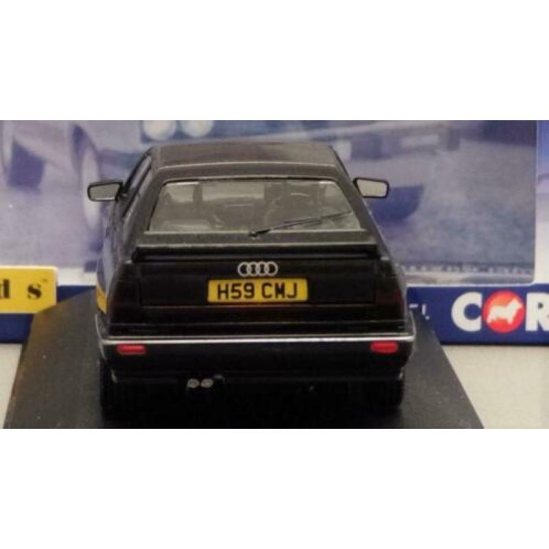 Audi Quattro 20V 1990 Black VA12904 van VANGUARDS 1/43