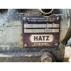 Hatz E950 Diesel aggregaat