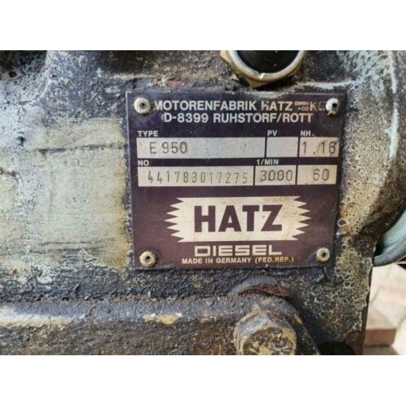 Hatz E950 Diesel aggregaat
