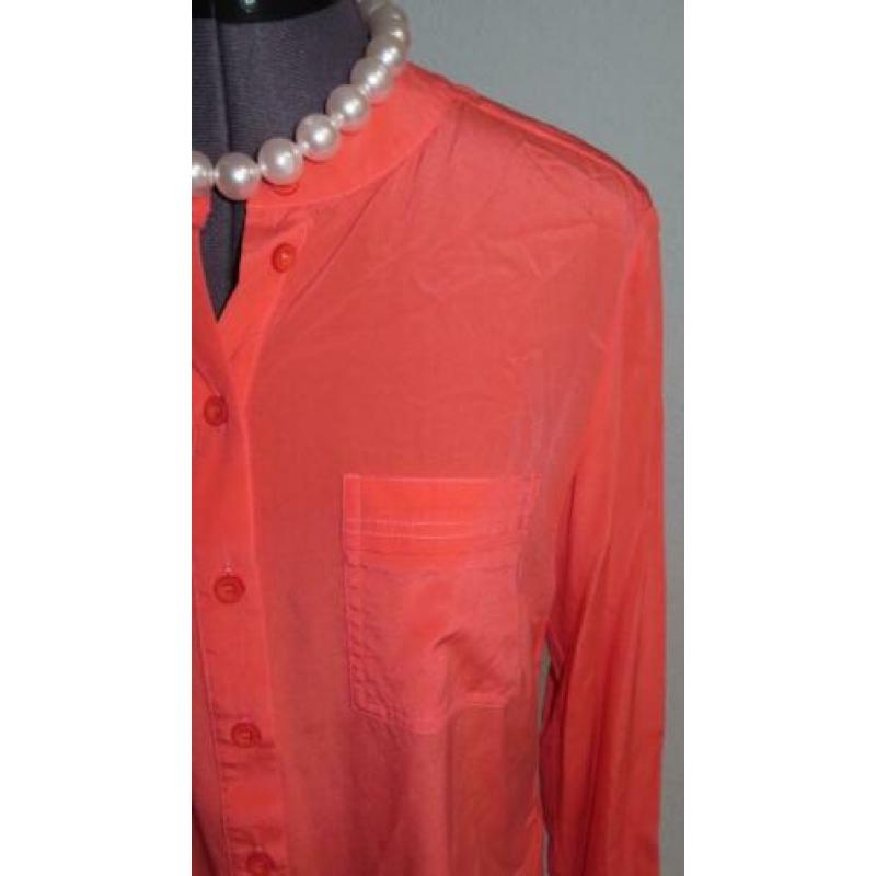 TUZZI zijden blouson/blouse/tuniek 36 38 S M