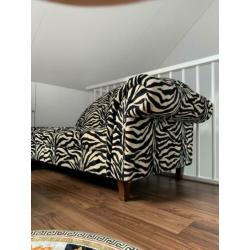 Zgan sofa/bank van zebraprint