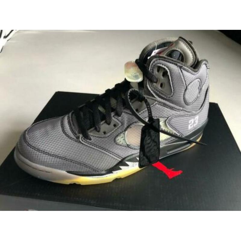 Nike jordan 5 retro off white “45”