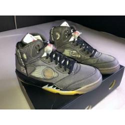 Nike jordan 5 retro off white “45”