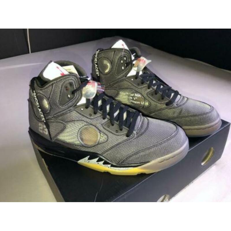 Nike jordan 5 retro off white “45”