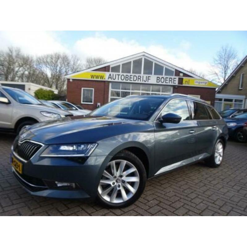 Skoda Superb Combi 1.6 TDI 120pk Automaat Amb. Bns NAvi, Pdc