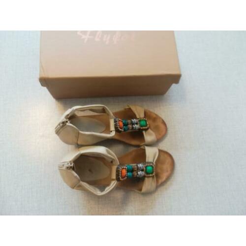 beige espadrilles, flyfor, mt 36