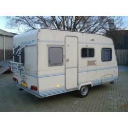 Caravelair Silver 395T + Luifel + zijwanden + Fietsendrager