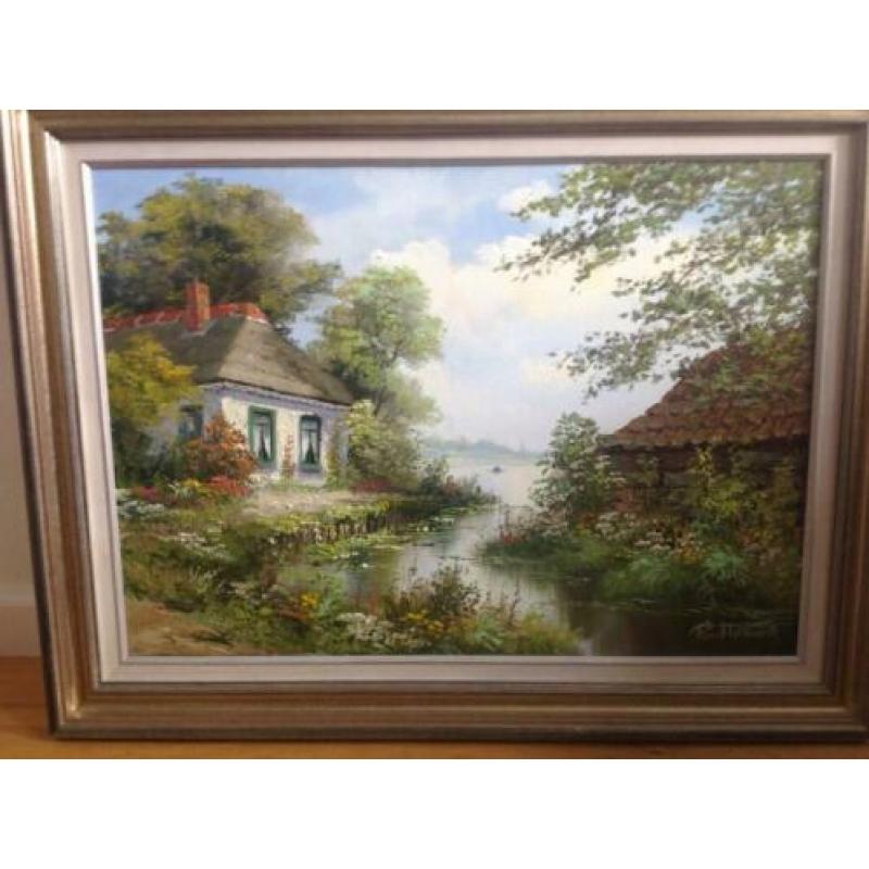 Schilderij van kunstschilder Reïnt Withaar