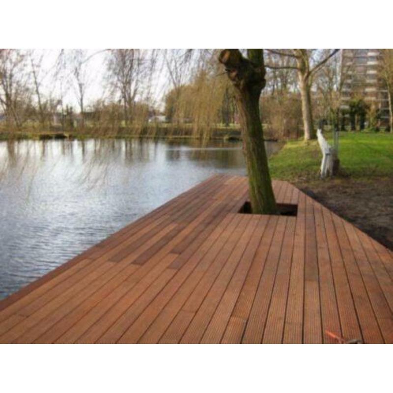 vlonderplanken / terrasplanken / dekdelen soort bankirai
