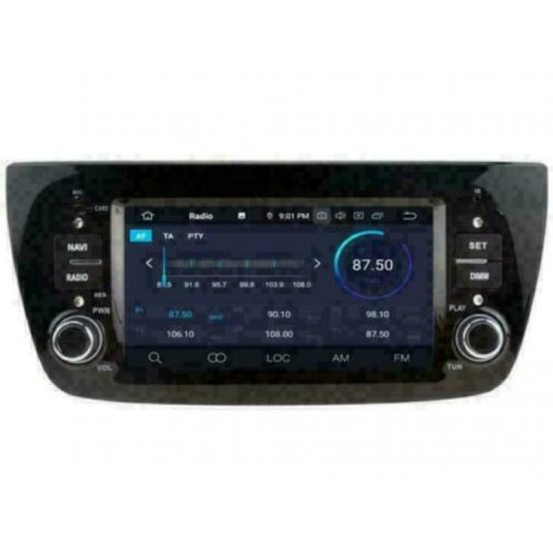 Fiat Doblo 2009-2015 radio navigatie android 9.0 wifi dab+