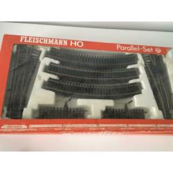 Fleischmann - 2 railssets en losse rails/wissels etc