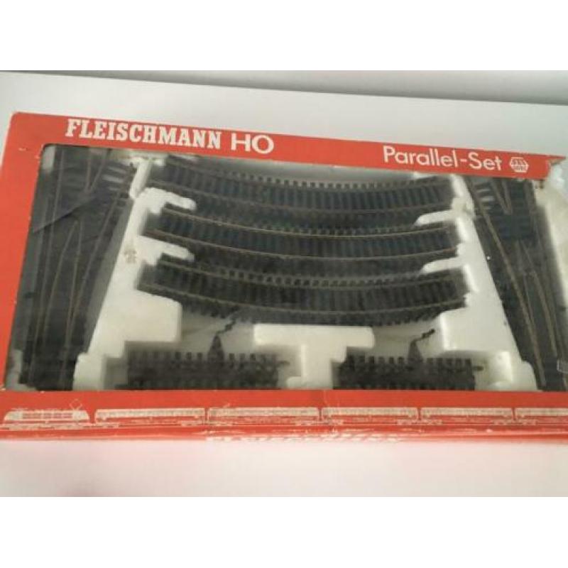 Fleischmann - 2 railssets en losse rails/wissels etc