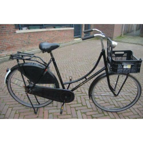 OMA Fiets Terugtraprem 28 inch voordrager en krat